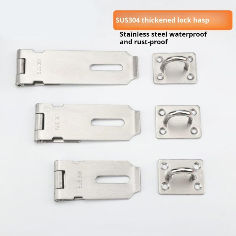 Anti Theft Hasp Staple Shed Latches With High Security Rusts Resistance Door Lock Padlock Clasp Furniture Accessories