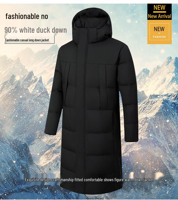 Unisex Mid-Length Down Jacket for All Ages - Ideal for Winter Sports & Activities