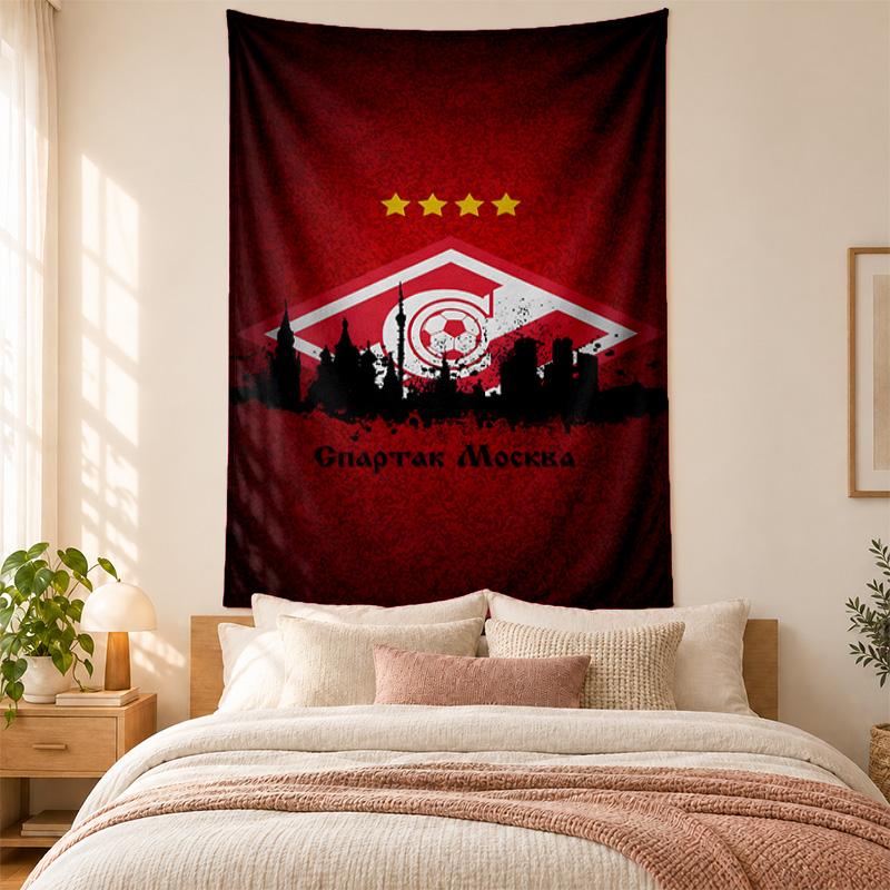 FC Spartak Moscow Tapestry highquality for decorating living room bedroom dorm walls ideal as bedroom wallart orholiday gift
