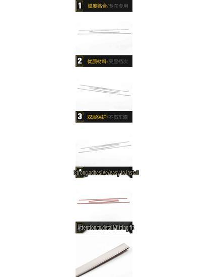 CX-5 Door Edge Stainless Steel Bumper Anti-Scratch Decorative Strip