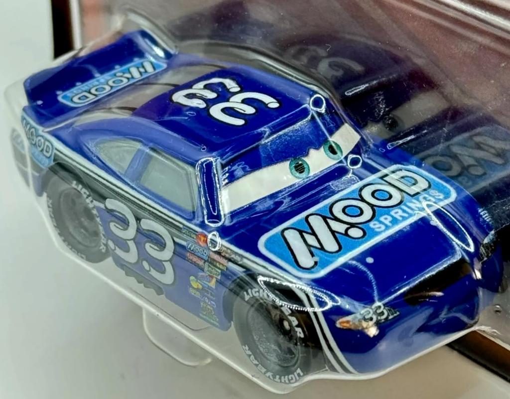 Cars 2024 Mattel Diecast Mini Car 1 Pack Chuck Armstrong Pixar Character Car Movie Anime Piston Cup Racer Mood Springs 155 No.33