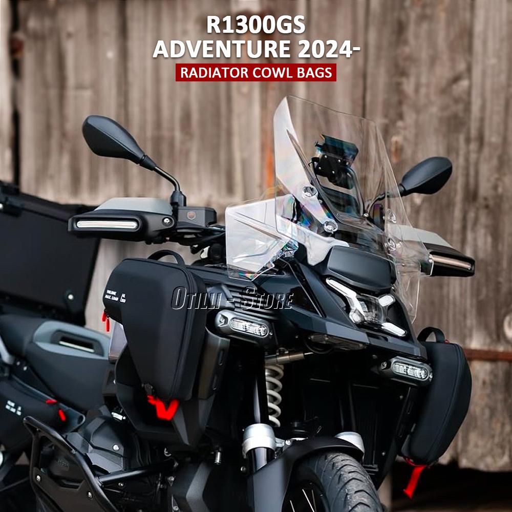 Motorcycle Accessories R1300GS Adventure Fairing Left Right Radiator Bag Bags Waterproof For BMW GS1300 R 1300 GS ADV 2024 2025