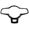 ABLZ-Forged Pattern Steering Wheel Decorative Frame Rline Button Frame For VW Golf 7 MK7 Passat B8 Tiguan MK2