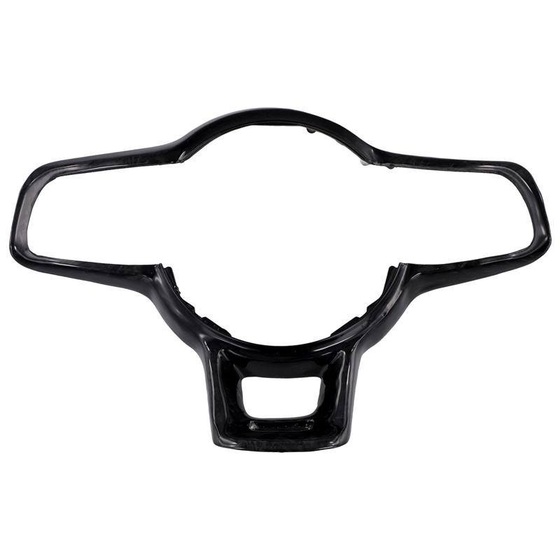 ABLZ-Forged Pattern Steering Wheel Decorative Frame Rline Button Frame For VW Golf 7 MK7 Passat B8 Tiguan MK2