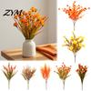 Easy Care Fake Plants Fall Artificial Flower with Eucalyptus Leaf, Lifelike Faux Plants, Decorative UV Resistant for Autumn Thanksgiving Harvest