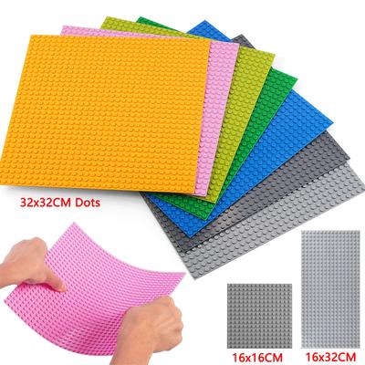 Classic Baseplate 32x32 Dots Building Blocks Bricks Base Plates DIY Plastic Board Building Blocks Baseplates Construction Toys
