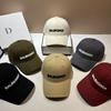Paris Three-Dimensional Letter Baseball Cap Spring And Summer Outdoor Travel Sports Cap Hard Top Face Cap