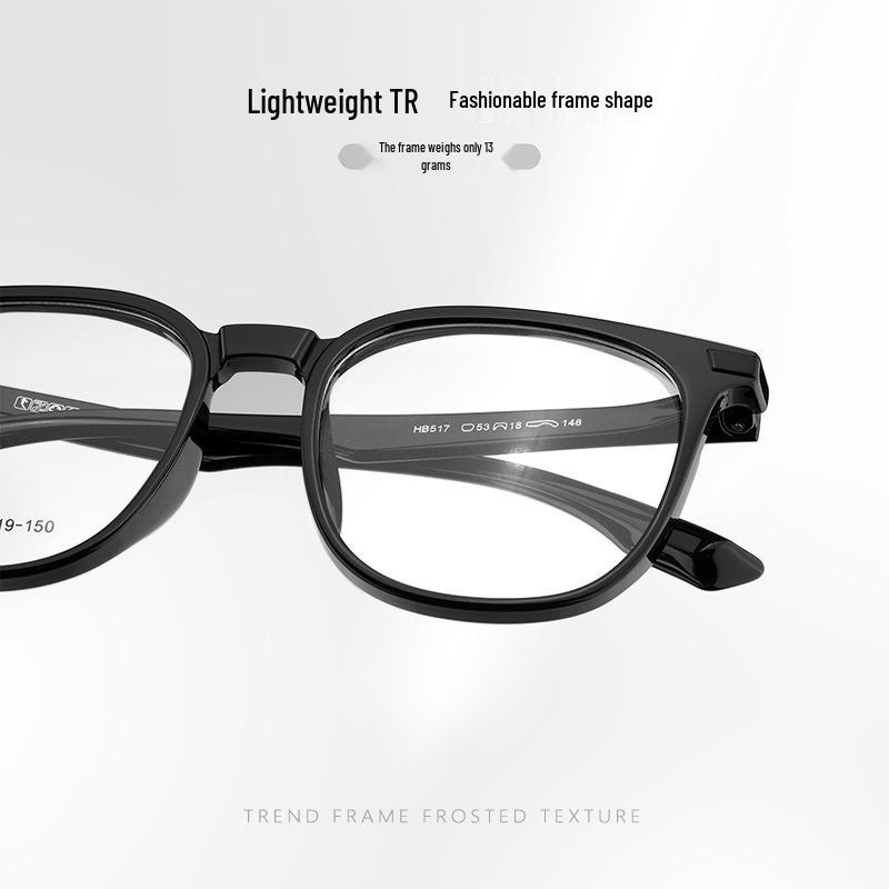 Women's TR90 Youth Glasses: Square/Round Frames, Face-Enhancing Design, Compatible with Prescription Lenses