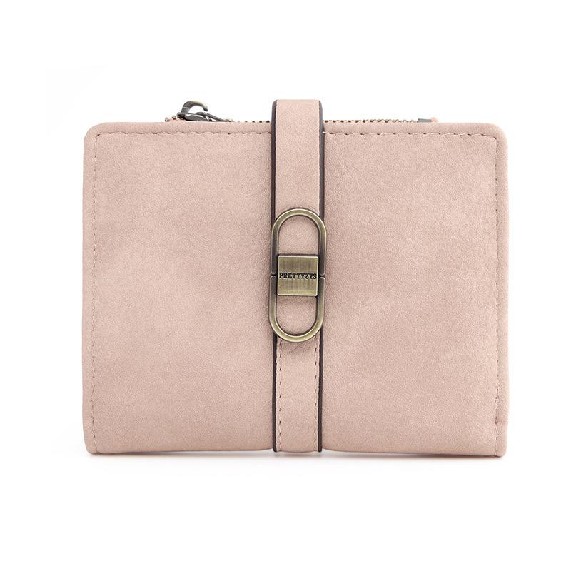 Women's Short Wallet Buckle Simple Hand-held Bag Card Bag