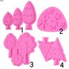 Sen Series Tree Leaves Tree Shape Cake Decoration Fondant DIY Baby Series Silicone Mold Baking Chocolate Silicone Molds