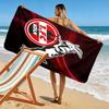 1. Poster FC Köln Stampa Asciugamano da Spiaggia, Asciugamano Grande Morbido Asciugatura Rapida per Spiaggia Campeggio Nuoto