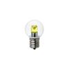 ELPA LED Decorative Bulb, Mini Ball Shape, 17mm Base (G30), Clear Yellow, LDG1CY-G-E17-G249
