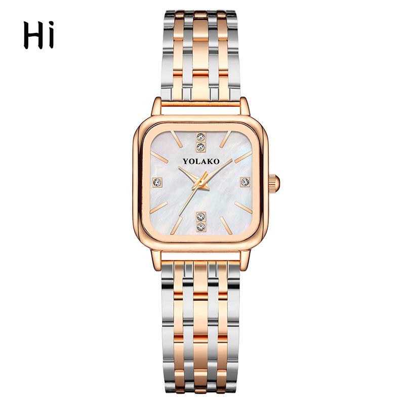 

New Fashion Trend Square Shell Dial Ladies Watch Women s Watch Steel Belt Women s Watch