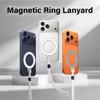 Strong Magnetic Phone Holder with Lanyard for Magsafe Magnetic Finger Ring Stand for IPhone17 16 Xiaomi 5