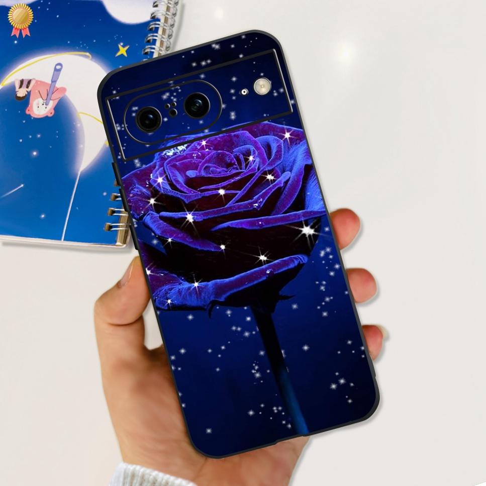 For Google Pixel 8 Pro Case Cute Cartoon Silicone Shockproof Back Cover For Google Pixel 8 Pro 8Pro Phone Case Bumper Funda Capa