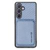 For Samsung Galaxy S25+ Case Magnetic Detachable Card Holder Phone Back Cover