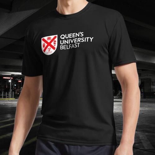Queens university belfast white Active T-Shirt Funny Size Mode American T-shirt S