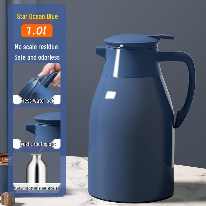 2024 Insulated Glass Thermos Flask - Large Capacity Water Kettle