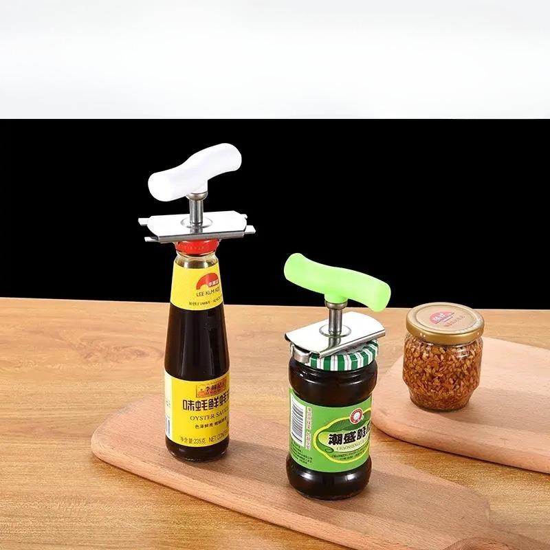 410 Stainless Steel Bottle Opener, Cap Screw, Kitchen Practical Small Tool, Multi-functional and Labor-saving Can Opener