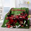 Liverpool Personalized Text Blanket Cozy Customizable Blanket Comfortable for Bed Couch Picnics Sofa All-Season Use Birthday Christmas Gift Blanket