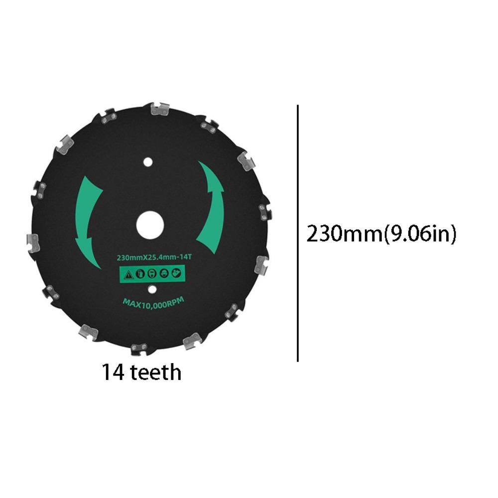 

9 Inch Brush Cutter 20 Teeth Tree Cutting Tool Tool Tooth Mower Tool Garden Trimmer 14 teeth