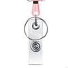 Fashion Keychain Retractor Men Business Durable Chain Holder Ring Fob