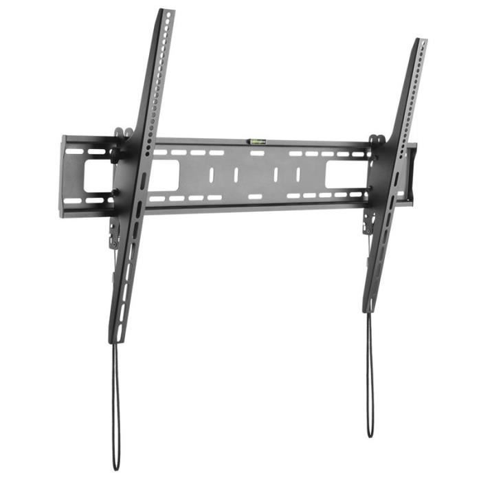 Support Mural Fixe Pour Téléviseur Inclinable 75kg Maximum Vesa 900-600 Jusqu'à 100 Pouces Couleur Noir