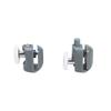 2 Pcs Shower Door Rollers Curved Double Doors Top Shower Door Rollers Pulleys Wheels Runners Bathroom Double Wheel
