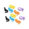 10pcs Ring Cutter Split Knife Design Automatical Unfold Plastic Material Safe Incisive Different Colors Knife Rings