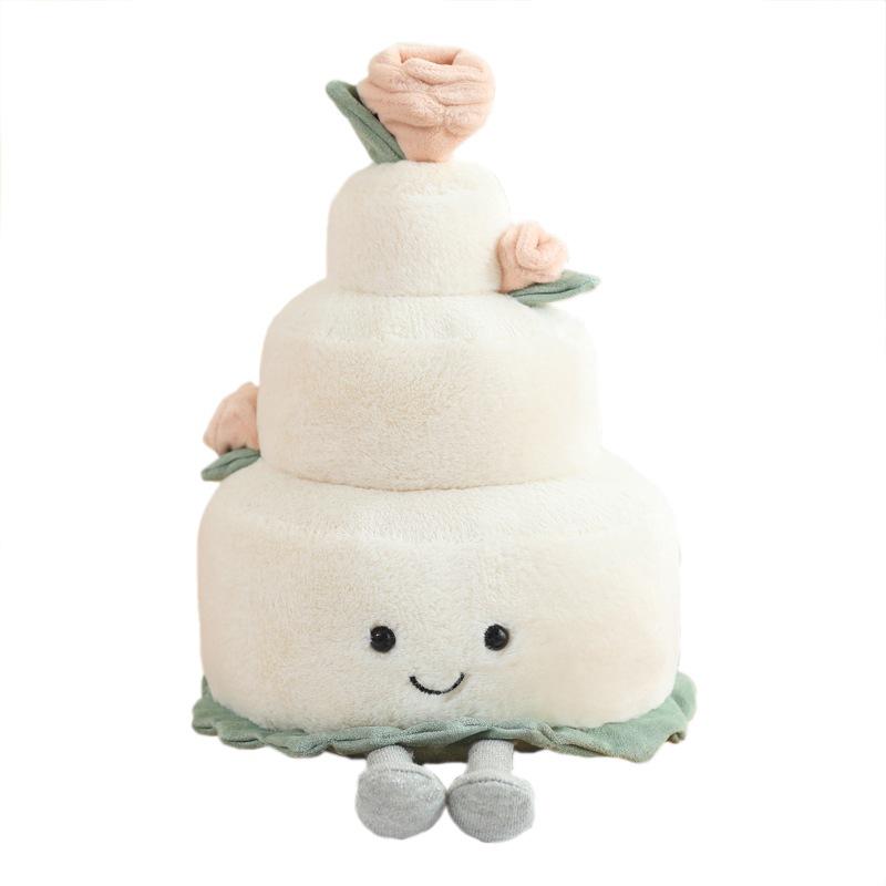 Wedding Cake Plush Doll - Creative Gift for Girls, Birthdays, Engagements, and Banquets
