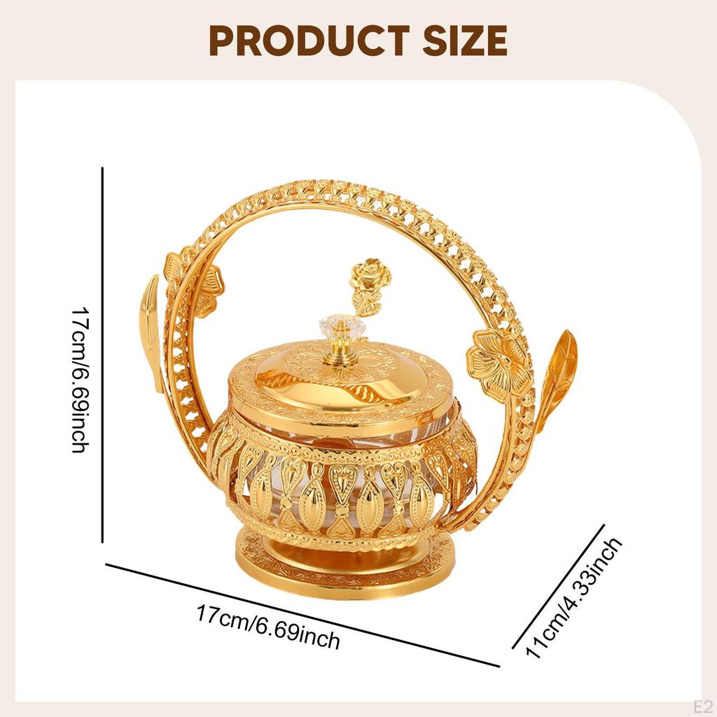 Dekoracyjny pojemnik na cukier z pokrywką i łyżeczką, wielofunkcyjny europejski słoik do przechowywania, na słodycze