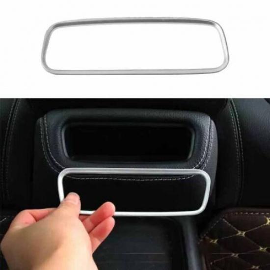 2016- Matte Sliver Cover Trim Car Rear Row Storage Box For Benz E-Class W213