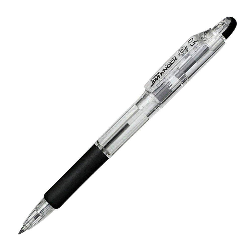 

Zebra Jim Knock Ballpoint 10 Oil-Based Pen, 0.5mm, Black, Pens, B-KRBS-100-BK чёрный