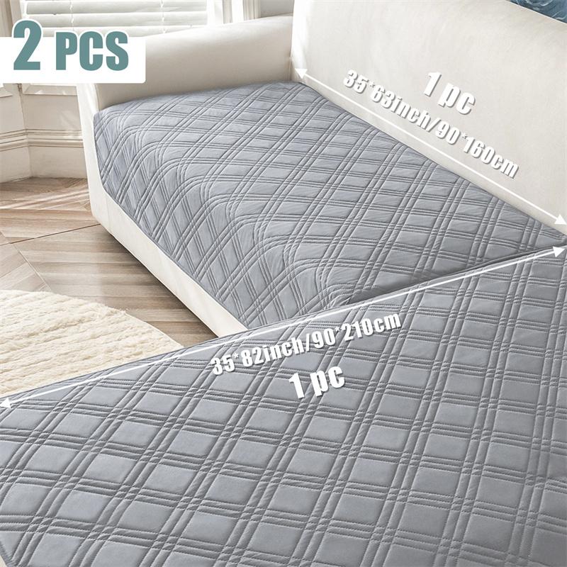 

Waterproof Sofa Cover Pet-friendly Anti Dirty Dog Bed Mats Non-Slip Plaid Cushion Slipcover Living Room Cat-Scratch Resistant Sofa mat Cover