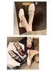 2025 Spring/Summer Women's Low Heel Retro Chain Slippers
