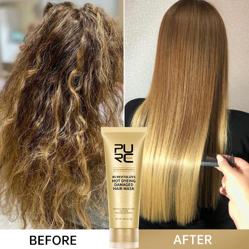 8 Seconds Hair Mask Professional Keratin Treatment Cream Smoothing Soft Repair Perms Dyes Damaged Frizz Hair Care Products