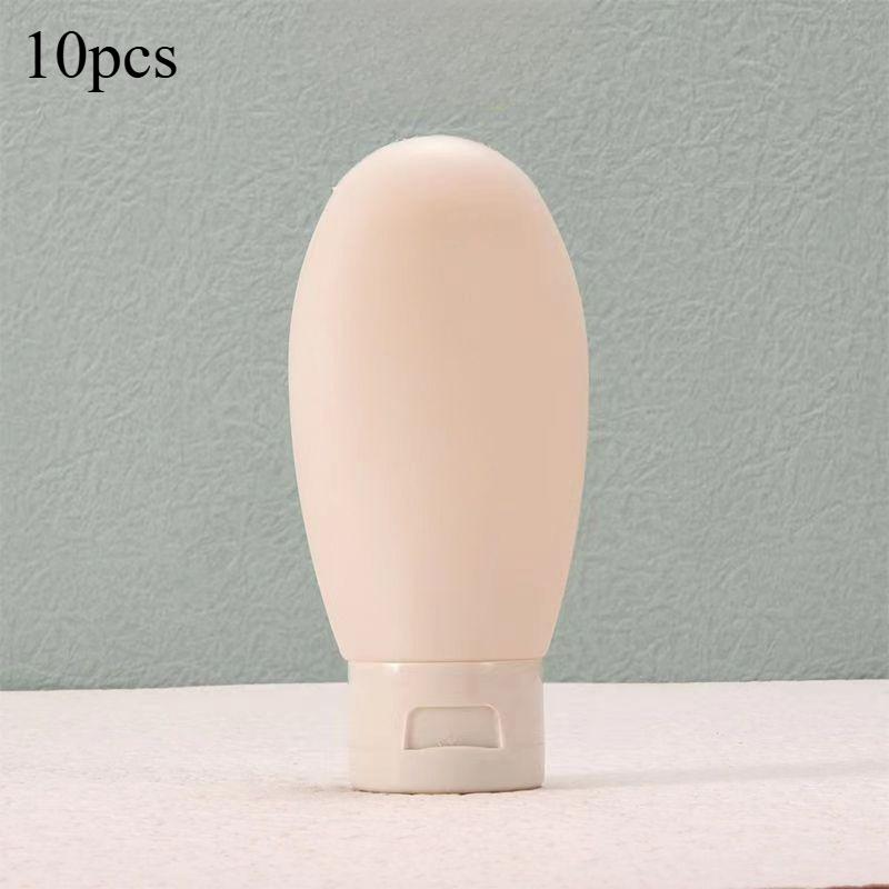 

10pcs 60ml Refillable Squeeze Bottle empty Bottle Filling Storing Facial Cleanser Shampoo Shower Gel Travel Distribution Bottles 60ml&Plastic