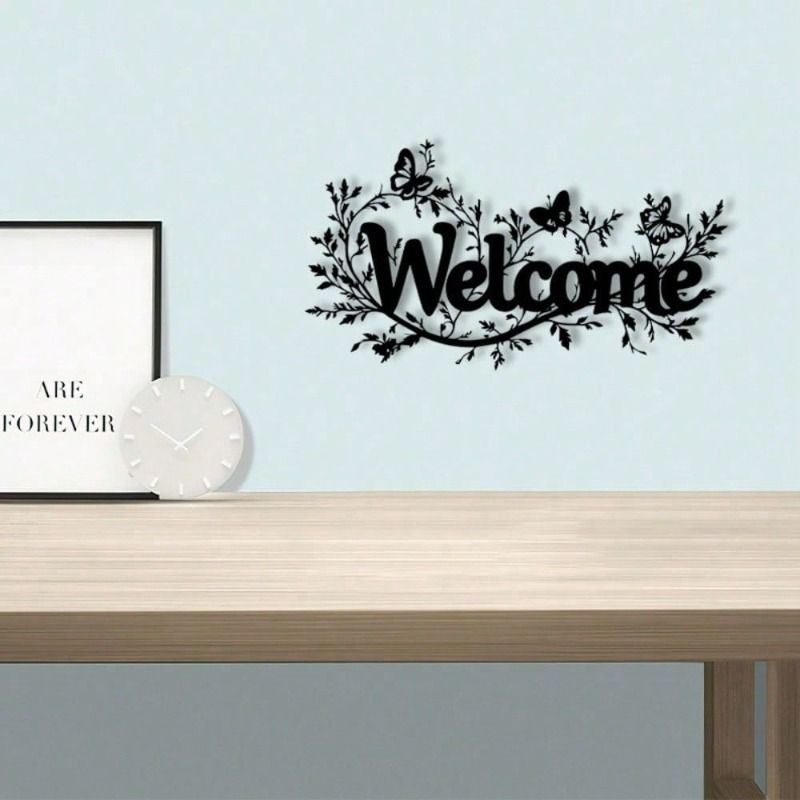 Fashion Metal Wall Decor for Entryway Office Bedroom