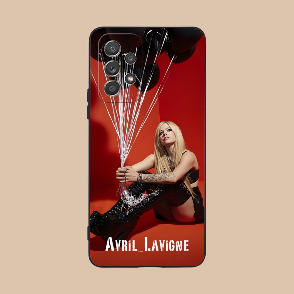Avril Lavigne Matte TPU Mobile Phone Case for Samsung Galaxy M55 54 42 35 34 33 32 23 22 15 14 13 12 F55 5G Colorful Cover