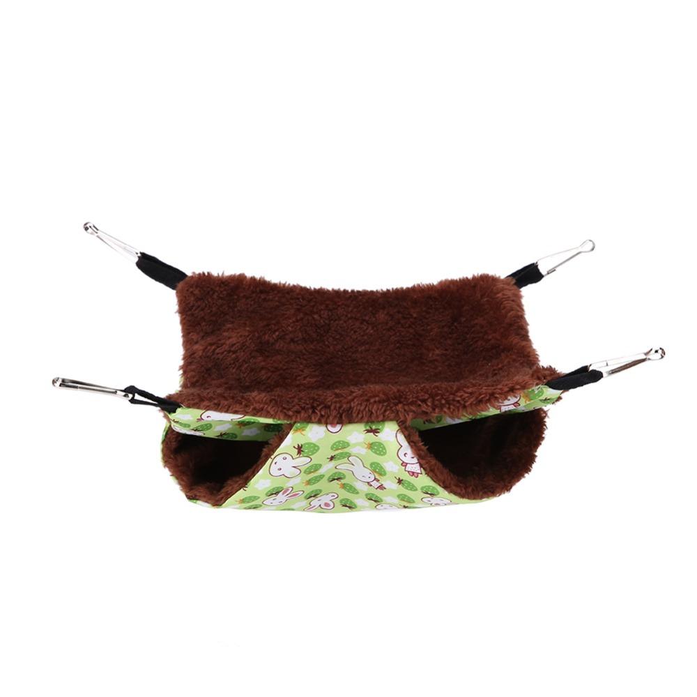 Hanging Design Hanging Pet Bed Double-Layer Cage Glider Bed Rat Swinging Bed For Small Pets