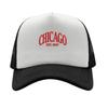 Chicago Printed Adjustable Baseball Cap Classic Snapback Dad Hat Breathable Mesh Hat Golf Fishing Outdoor Sun Cap