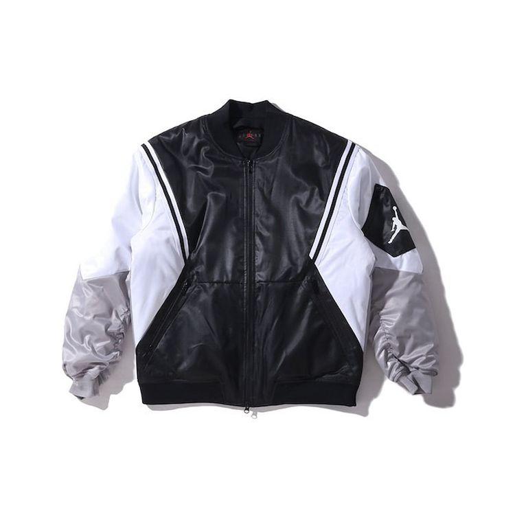 Air Jordan Wings MA-1 Back V Contrast Colors Jacket Black Men s CD5458-010 M