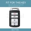 4 Buttons Tpu Shell Fob Holder For Kia Cadenza Sorento K3 K5 K7 K900 Quoris Car Key Case Cover Keyless Protector Accessories