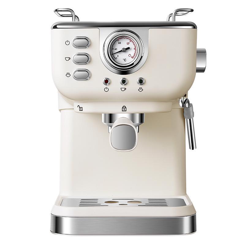 

Italian Semi-Auto Coffee Machine with Large Capacity EU Plug білий