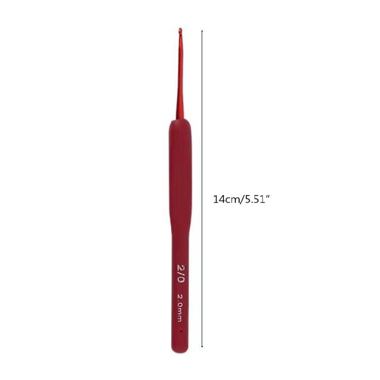 9pcs Crochet Hooks Set Knitting Needle Weaving Needle for Braids Yarn DIY Craft