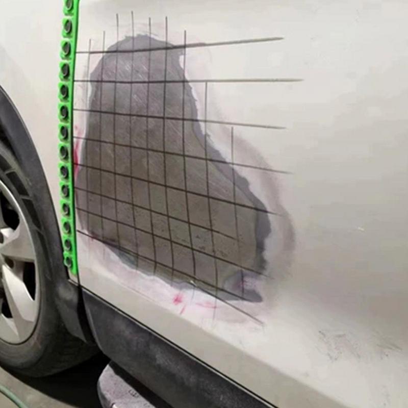 Szlifowanie na sucho blachy samochodowej, taśma ochronna magnetyczna, ochrona krawędzi, szpachla natryskowa, polerowanie, narzędzie do konserwacji ochronnej