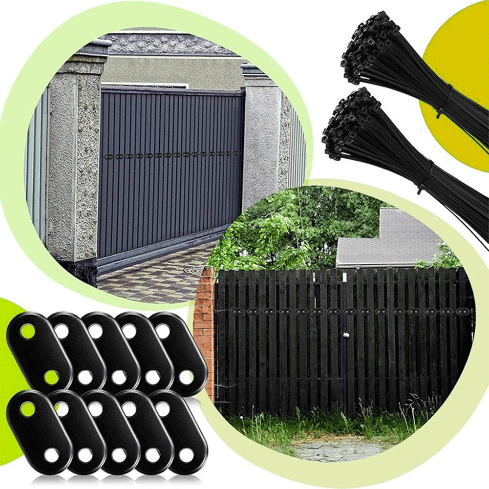 Secure Your Privacy Screens with Weatherproof Mounting Clips Set Available in 50 or 100 Pieces for Fences and Gardens