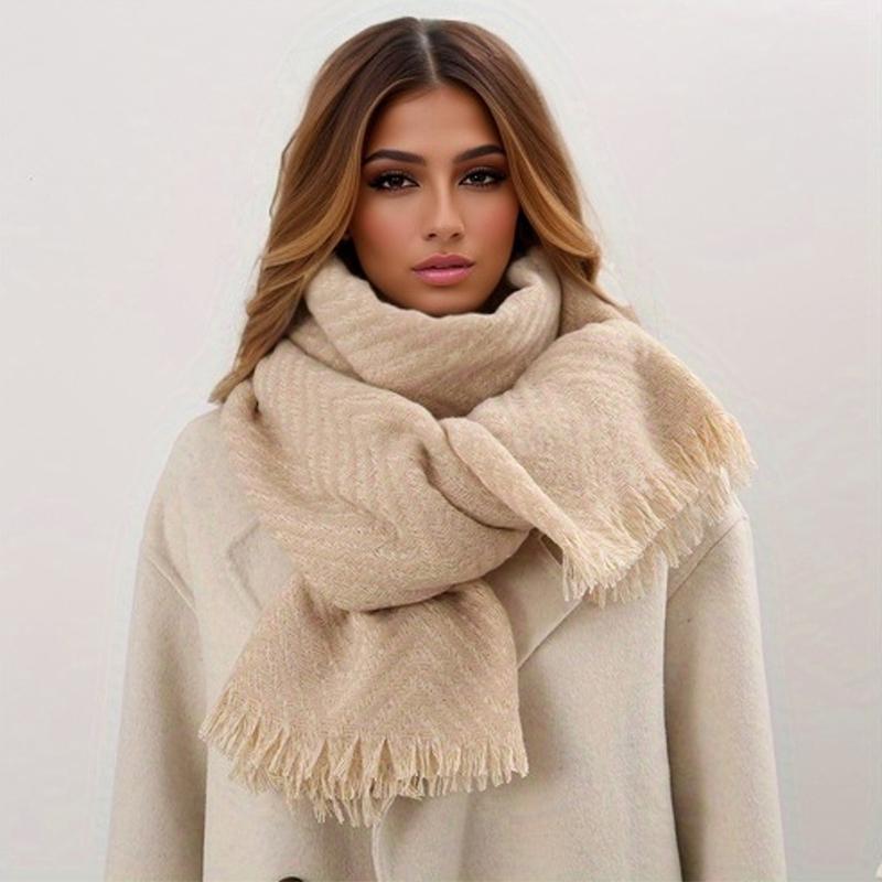 Fashion Winter Warm Plaid Print Travel Hijab Scarf Women Thick Cashmere Blanket Shawl Wraps Brand Pashmina Poncho Bufada