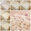 Soft Cover Blanket for Infant Bear Printed Nap Sleeping Rug Baby Bean Blanket  Dormitory