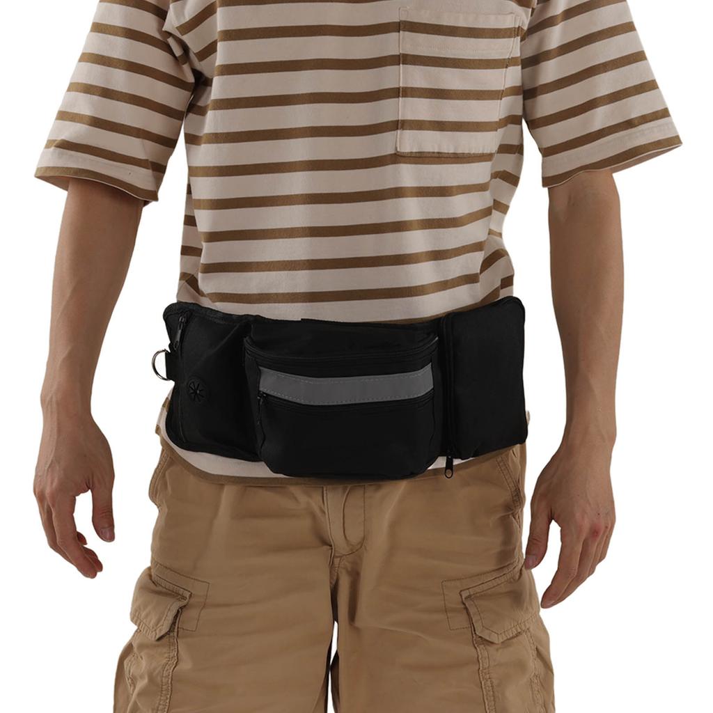 Sac Ceinture d'Entraînement pour Animaux Polyester Plusieurs Tailles Sac à Friandises Amovible pour l'Extérieur